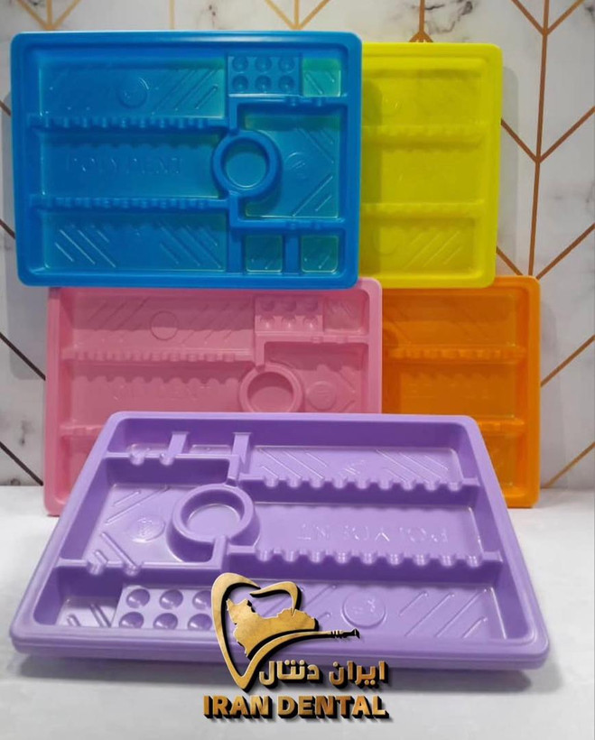 سینی یک بار مصرف رنگی